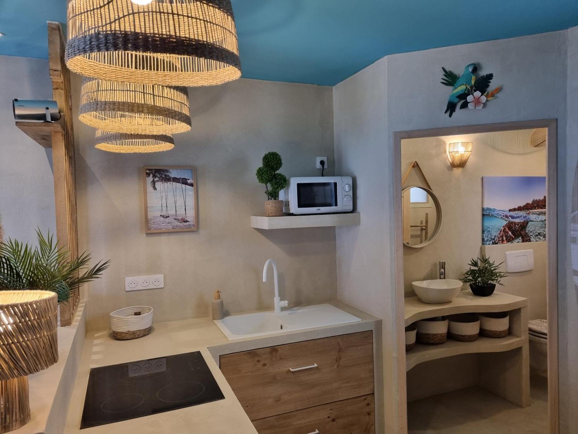 Les Spas De La Mer, Appart&Spa Aloha, 100M De La Plage, Plein Coeur Du Grau 勒格罗-迪鲁瓦 外观 照片