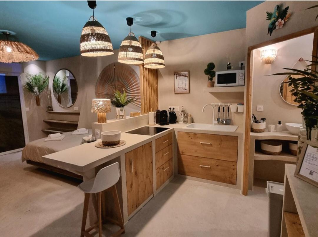 Les Spas De La Mer, Appart&Spa Aloha, 100M De La Plage, Plein Coeur Du Grau 勒格罗-迪鲁瓦 外观 照片