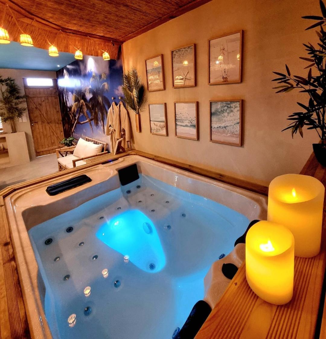 Les Spas De La Mer, Appart&Spa Aloha, 100M De La Plage, Plein Coeur Du Grau 勒格罗-迪鲁瓦 外观 照片