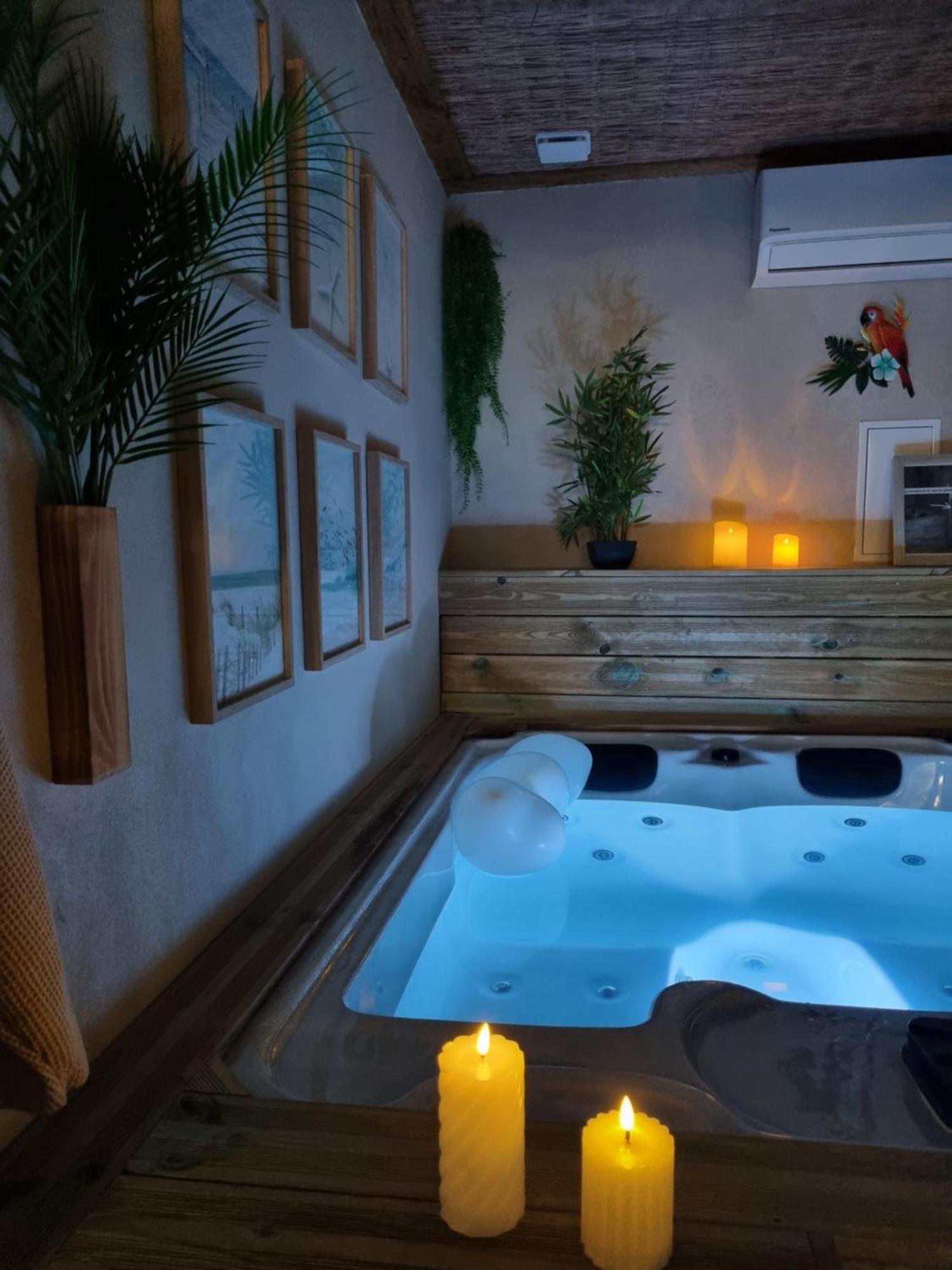 Les Spas De La Mer, Appart&Spa Aloha, 100M De La Plage, Plein Coeur Du Grau 勒格罗-迪鲁瓦 外观 照片