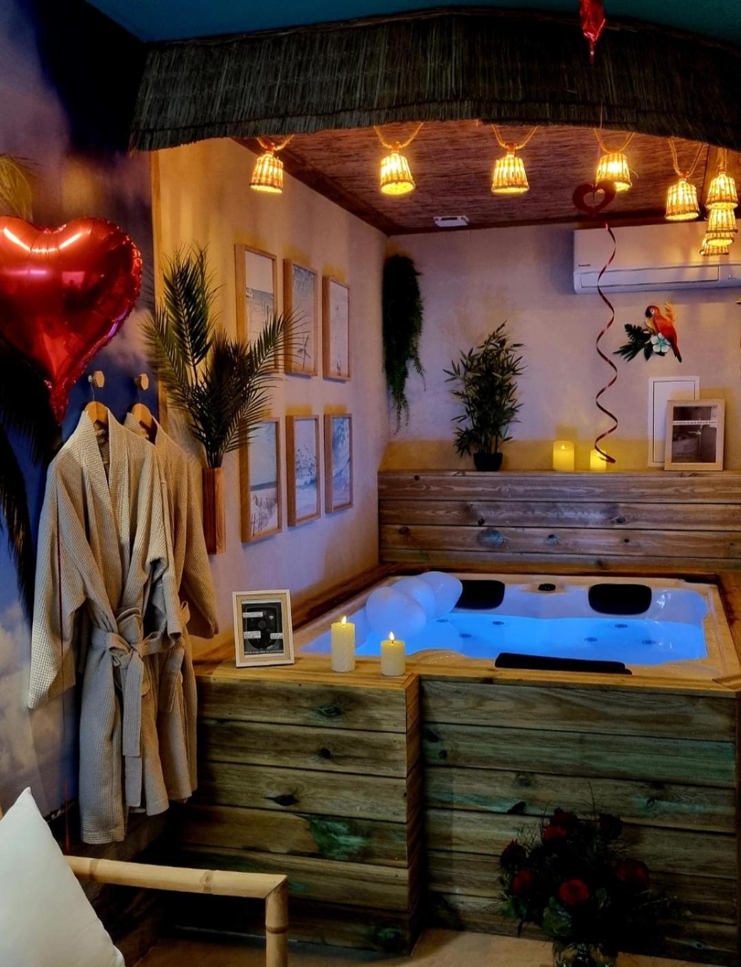Les Spas De La Mer, Appart&Spa Aloha, 100M De La Plage, Plein Coeur Du Grau 勒格罗-迪鲁瓦 外观 照片