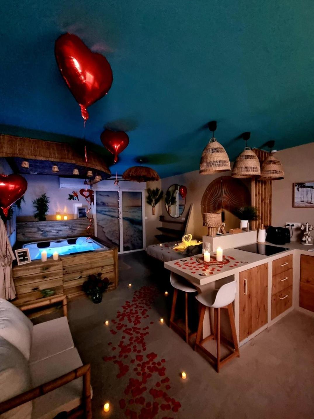Les Spas De La Mer, Appart&Spa Aloha, 100M De La Plage, Plein Coeur Du Grau 勒格罗-迪鲁瓦 外观 照片